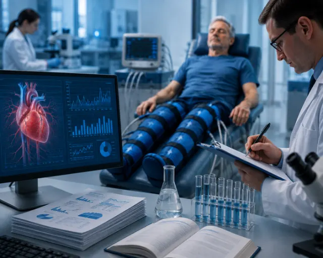 EECP uzun vadeli etkileri: doktor takibindeki hasta